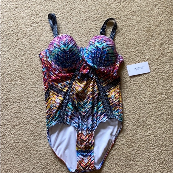 KANDINSKY MACRAME UNDERWIRE ONE PIECE SWIMSUIT - Picture 2 of 4